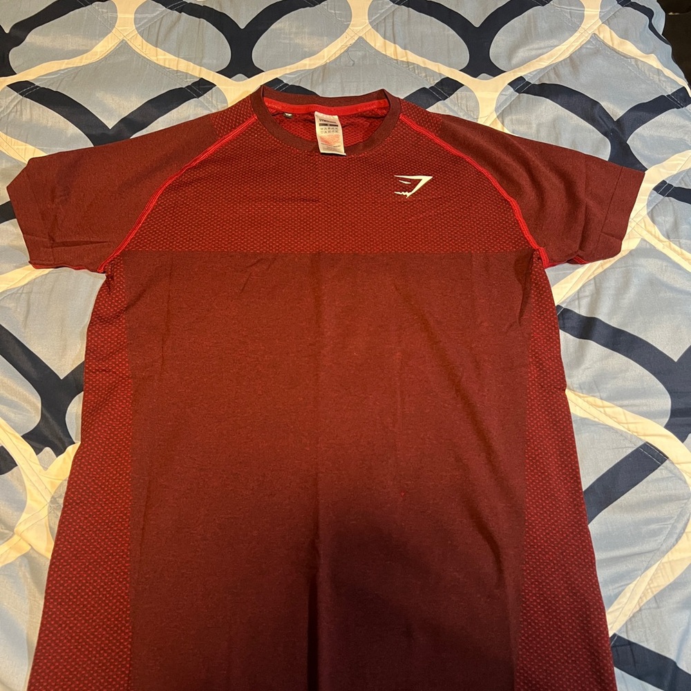 Gymshark Men's Red Gym T-Shirt